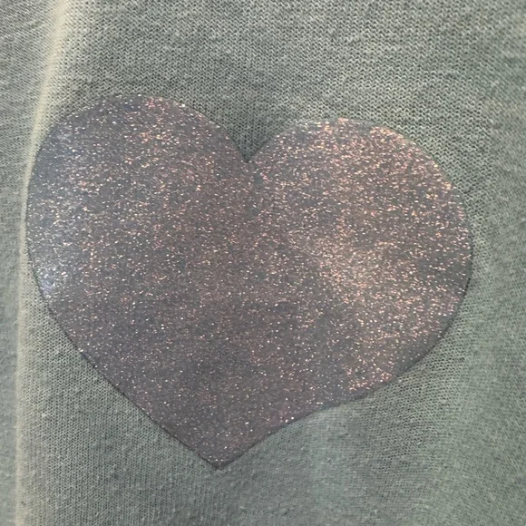 Aviator Nation Blue with heart sweatshirt XL - Picture 4 of 6